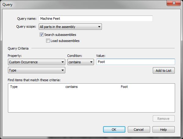 Select Custom Occurrence for Property.