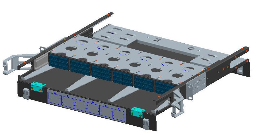 LX3 High Density LGX 1U Patch Panel An innovative 1U, 19 rack mountable patch panel, designed for use in high density applications.