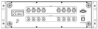 4601 Model is an unidirectional 50-ohm Fan-Out switch matrix configured with a maximum of 8 inputs and 8 outputs.