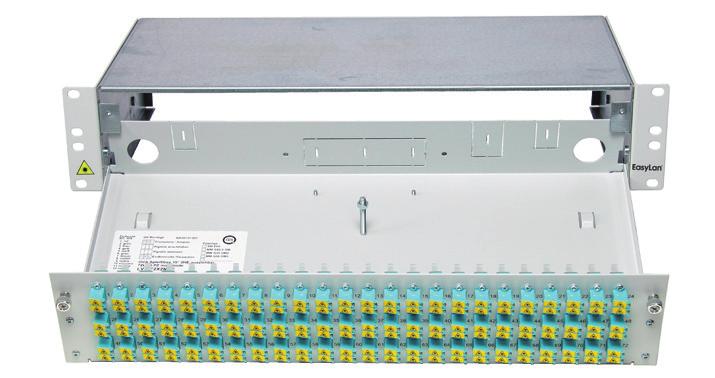 Ordering information FO Patch Panel for FODH-System, 19", 2U, Extendable Front Panel for 48xST MM-Adapter, Unloaded FO Patch Panel for FODH-System, 19", 2U, Extendable, Front Panel for