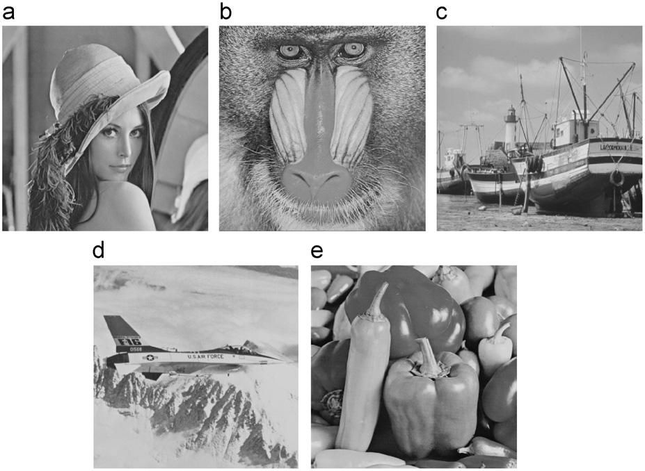 586 C.-C. Lin et al. / Pattern Recognition 4 (8) 58 -- 59 Fig. 7. Original five test images used for performance evaluation: (a) Lena; (b) Baboon; (c) boat; (d) jet; and (e) pepper.