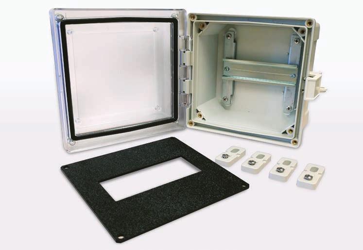 NEMA4X RATED WALL MOUNT ENCLOSURE FOR ACUREV 1310 SERIES The AcuRev1310 enclosure offers a mounting option for AcuRev1310 Series energy meters that helps protect from tampering and the elements.