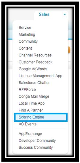 Section 4 Location of the New Hosted Scoring Models in SFDC?