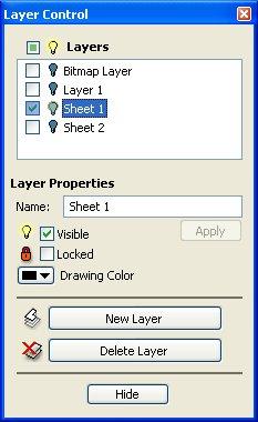 Multiple Sheets Multiple Layers are automatically created if multiple sheets of material are required to engrave all of the badge data from the imported text file.