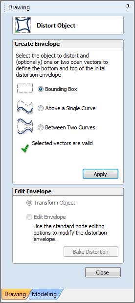 Distort Tool This tool allows you to bend and flex a vector or component by manipulating a distortion envelope using Aspire s standard node editing tools.
