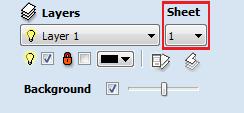 Note: If you need to represent a sheet with holes or other features which can t be represented with a single selected vector as the new boundary it is possible to also use a Grouped vector for the