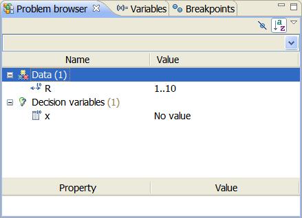 Problem Browser: no dexpr after browse Problem Browser: