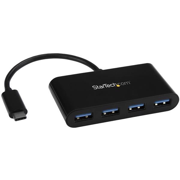 4-Port USB-C Hub - USB-C to 4x USB-A - USB 3.0 Hub - Bus Powered Product ID: HB30C4AB Here s a must-have accessory if you have a USB-C equipped computer but need more USB-A ports. This portable USB 3.