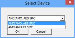 DirectOut Technologies Chapter 3 - Connection Setup Connecting multiple devices It is possible to remote control multiple devices by the remote application. Go to Command - Select Device.