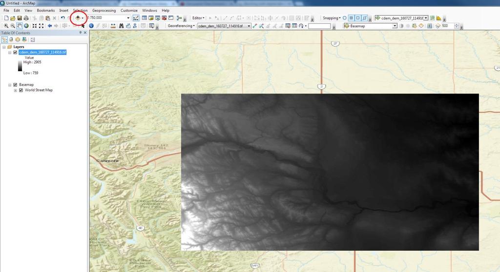 Creating Contours with ArcMap and ArcScene Digital elevation models (DEMs) are geospatial datasets that contain elevation values sampled according to a regularly spaced rectangular grid.
