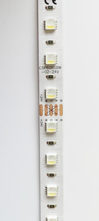 05 Installation Installation ColourStrip has been designed to be fast and simple to adapt to your application, simply cut to size and join using our solderless cables and connectors.
