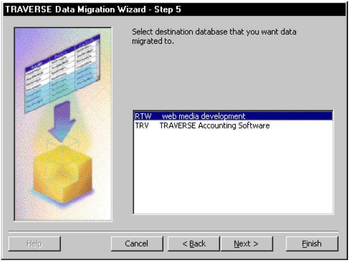 10. From the SQL Server list box, specify the SQL Server where TRAVERSE version 10.2 is installed. 10.5 Data Migration 11. Specify the login information needed to connect to that SQL Server.