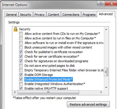 5. Click Apply and Ok. Close Internet Explorer. 6. Restart your computer for the changes to take effect. To make TLS connections with Java 9, apply this configuration: 1.
