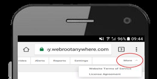 Any navigation items exceeding the nav bar width are now automatically lifted from the bar and dropped into a new More dropdown option (circled in Red).