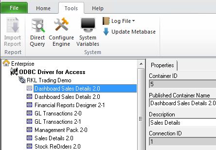 Easy Access to Less Commonly Used Connector Features The Connector s less commonly used features are now accessible from the Tools tab in the new Connector Ribbon menu.