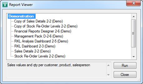 Report Viewer Usability 7.3 includes the following usability enhancements to the Report Viewer module.