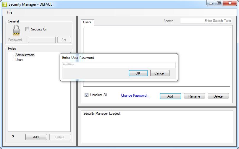 Security Manager 7.3 includes an enhancement to the Security Manager module to display the user input for setting new and updating existing passwords in asterisk and not in plain text.