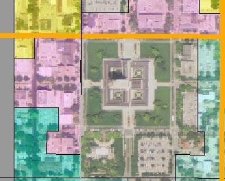 Annotate Tool Point Line Action / Settings Rectangle Polygon turn on the Zoom Box tool in the View and zoom in on the Nebraska State Capitol building (near the center left edge of the ortho image)