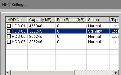 Field Title Status Type HDD Group Attribute Description Normal or Standby. Normal means data is being read/written to the drive.