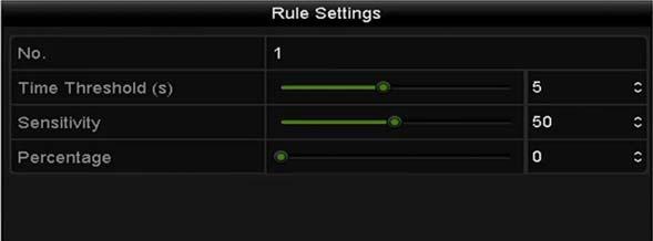Figure 10-5 Intrusion Crossing Detection Tools Click OK to save the rule settings and back to the line crossing detection settings interface. 7.