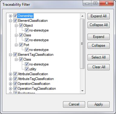The Traceability Filter interface Extended Traceability Reprt User Guide 1 2 3 4 5 Field descriptins and User actins: Field Descriptin 1. Expand the tree view ndes as required.