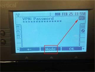 (This is the user password that you created as described Configuring VPN for a user on page 3-2.