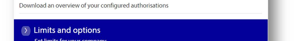 Within the main menu for Authorisations, navigate to: Users and authorisations Account view Account groups (if you have activated this)