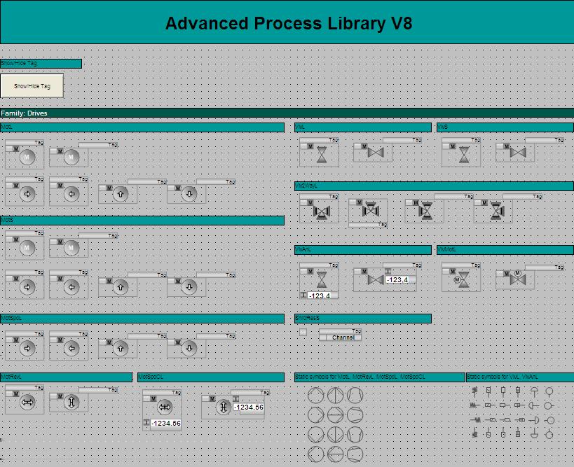 Graphic system - display and operation of process pictures 7.7 Operator control in process pictures Predefined block icons for SIMATIC Route Control The ""@PCS7TypicalsRC.