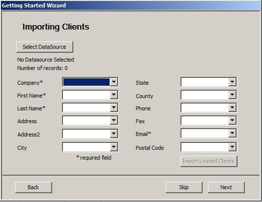 LabTech Figure 15: Importing Clients You have the option to import your clients. You can import from this wizard, via the Tools menu or add your clients manually.