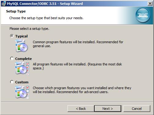 Select Typical setup and click Next. You will be prompted to confirm installation.