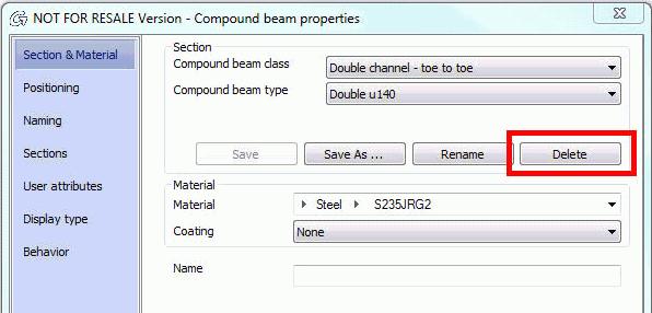 Modeling 10: Compound & welded beams enhancements Some new options are available when creating a