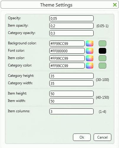 User interface enhancements User interface 1: Customizable tool palette A new tool palette containing the frequently used commands was introduced the new Advance Steel