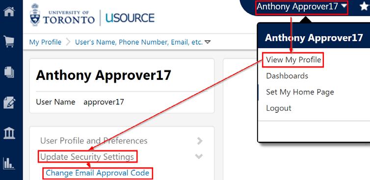 Approving by Email You can approve Requisitions directly from an email, without logging into the usource system.