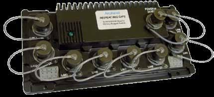 resmlac-8mg-caps managed military Ethernet switch, MIL-DTL-38999 connectors 8 Gigabit ports Military ethernet switch for harsh environment - Fully MIL-STD-compliant s RESMLAC-8MG-CAPS is a MIL-STD