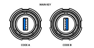 choose the right coding (2 positions) and insert the USB-A plug into the protective plug.