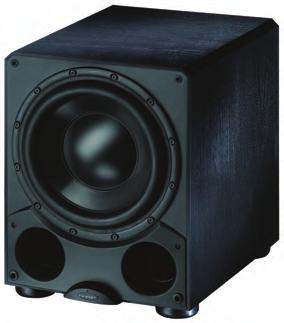 Reflex Subwoofer DSP3200 bass-reflex enclosure with two front-firing ports Amplifier: