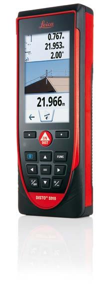 Leica Disto Disto S910 #XXXXX Pioneers of laser distance meter technology Leica Geosystems is excited to announce the new Leica DISTO S910 with Point to Point Technology.