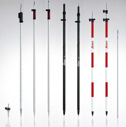 Survey Accessories Leica Poles GLS115 Provides prism heights of 100, 400, 700, 1000 or 1300mm.