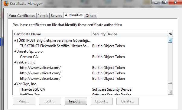 Browsers Browsers come with root certificates preinstalled, so SSL certificates from larger vendors will work instantly.