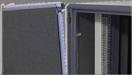 Ms Noise 9210 Active 24U Acoustic Rack () Air Cooled Acoustic Server Rack Enclosure Noise of cabinet itself: The cabinet cooling fans/blowers operate at a noise level between 44.9 and 51.7 db(a).