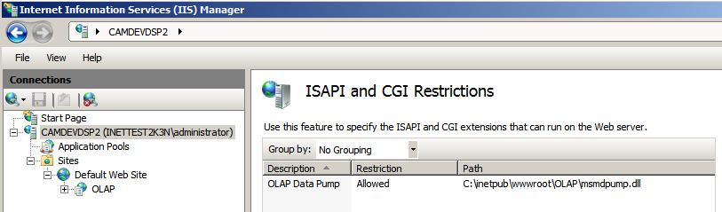 ISAPI extension and save the settings. 11.