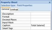 Double-click Annual_Salary four times in Employees table field box. Click Totals in Query Tools Design tab.