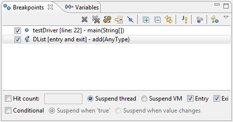 Breakpoint View Debugging 37 Go to
