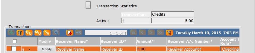 3. At any rate, the process is the same. You will want to the Receiver in which you are adding addenda and then click to add an addenda segment in the Addenda section. 4.
