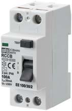 B-Type TP&N Distribution boards Modular Devices Loadlimiter 63 RCCB Meets the requirements of EN 61008 Voltage of 230/400V and frequency of 50/60Hz Type AC Maximum cable termination for 40A-63A is