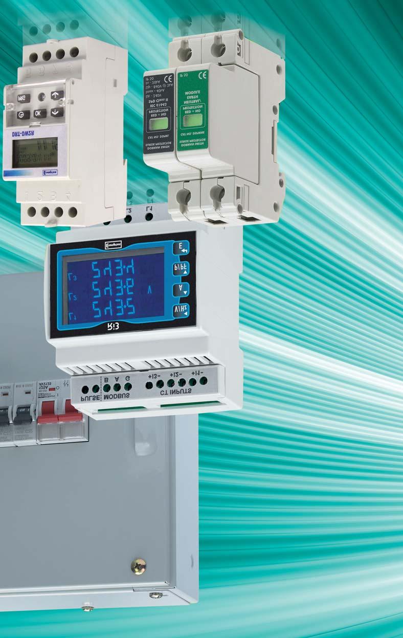 Metering The Integra Ri3-01 DIN-rail multi-function meter can be installed in a service centre. This meter has pulse and Modbus communication protocol as standard.