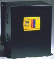 Voltright Stabilisers/Regulators Single phase 20-75 Amps Sollatek Voltage Stabiliser (SVS) MODEL Amps VA@230V Socket Availability Weight (Kg) (mm) SVS20-22 20 4600 Cable (C) 10.