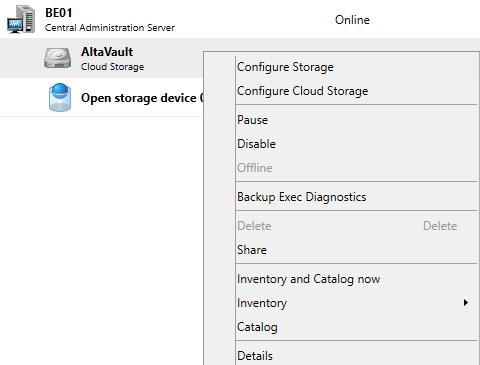 9. Modify the new disk storage properties by right-clicking the storage device and selecting Details. 10. Set the following options as described next, then click Apply. Maximum File Size.