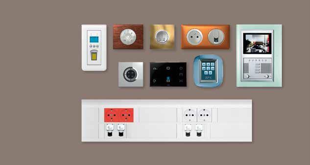 Control and Command Switches and sockets, door entry, access control, remote control, home automation.
