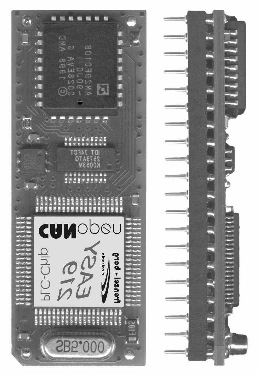 General Description The EASY219 is an all round high performance DIP- Chip PLC based on the Infineon C164 controller.